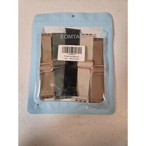 EOMTAM Apple Watch Band Set 38 40 41mm Stretch Elastic Nylon Loop New